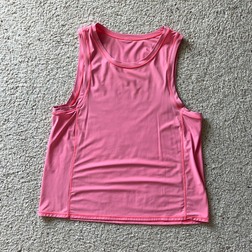 lululemon neon pink tank
